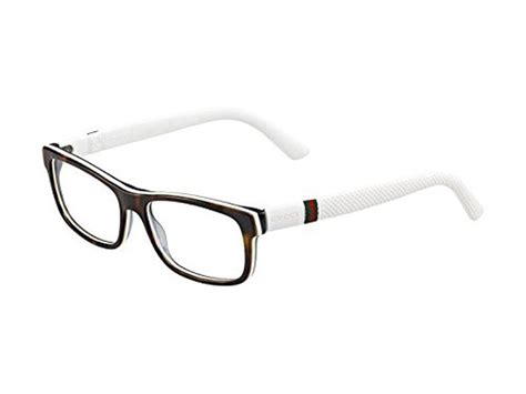 gucci glasses white frame|Gucci white eyeglass frames.